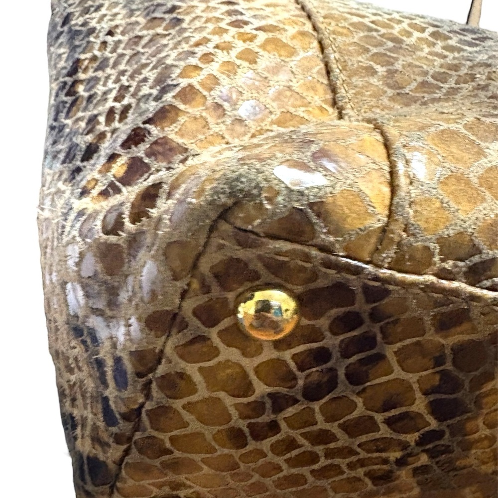 Michael Kors Jet Set Marigold Leather Top Zip Tote - Picture 6 of 10